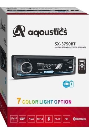Aqoustics Sx-3750bt Sd/usb Bluetooth 7 Renk Değiştirme Özelliği SX-3500