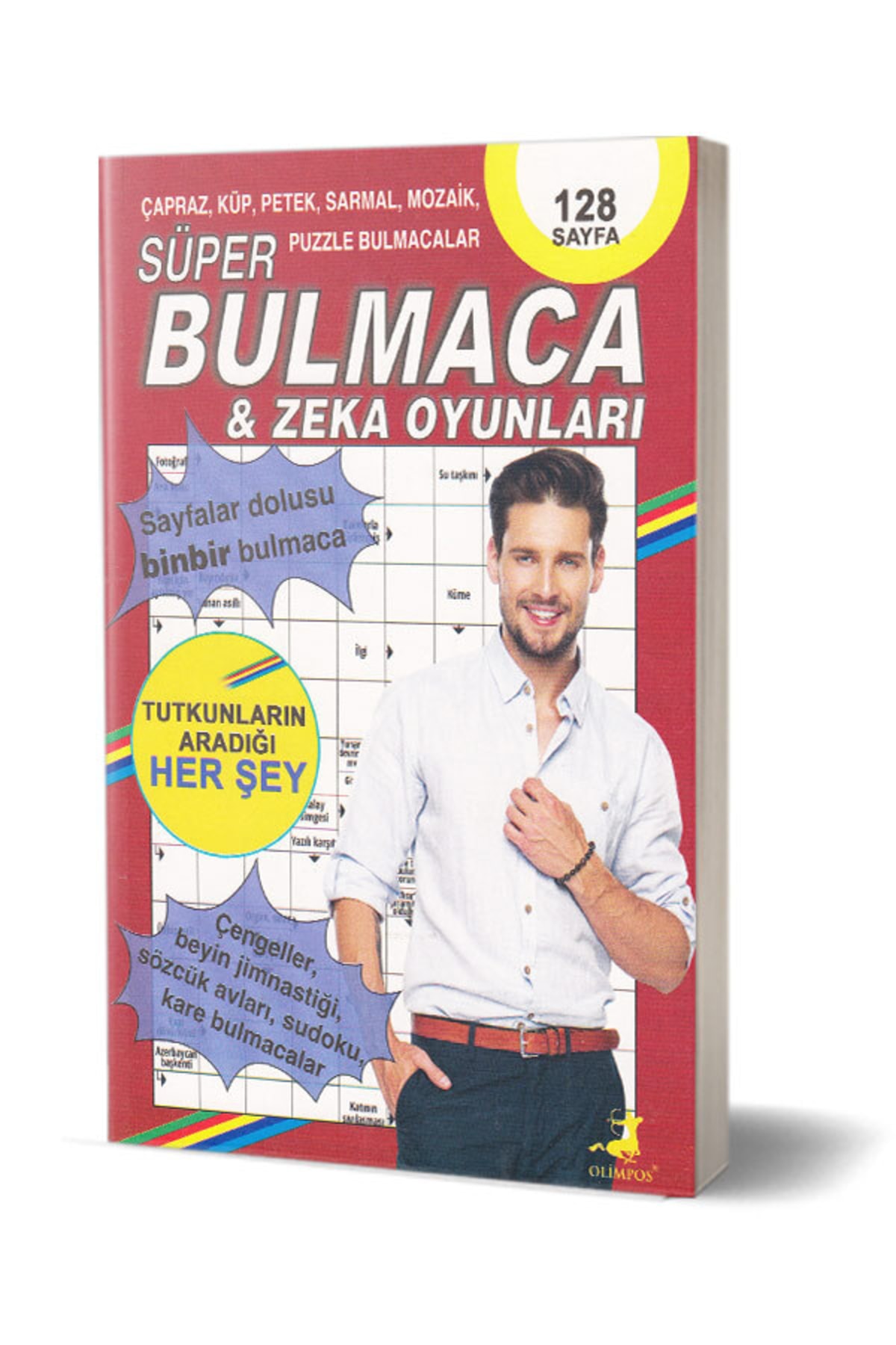 Olimpos Süper Bulmaca Ve Zeka Oyunları - Bordo Kitap