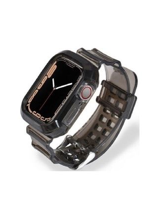 Kayış/kordon Ve Kasa Koruyucu Apple Watch Seri 2/3/4/5/6/7/8/se 44mm Siyah (SAAT DEĞİLDİR) nzhtekks1400