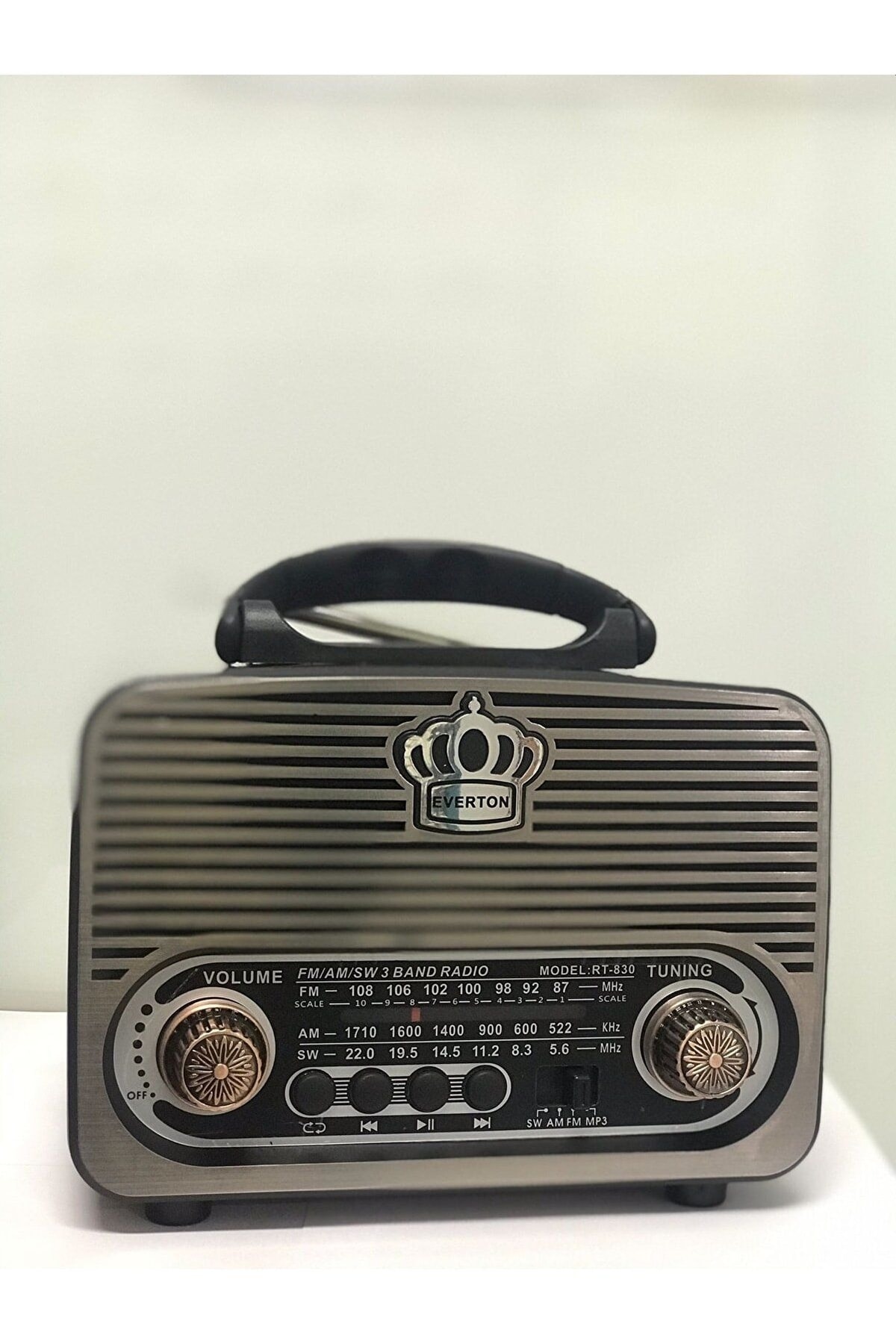 Rt-830 Solar Powered Bluetooth, Nostalgia , Fm/am/sw 3 Band Radio ,usb, Sd ,aux Mp3 Player