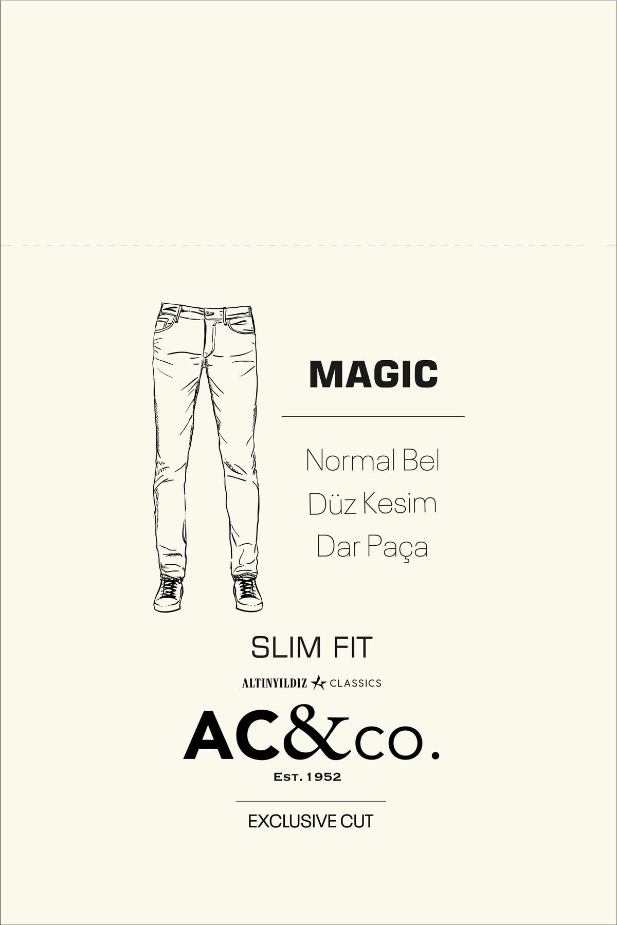 AC&Co / Altınyıldız Classics Erkek Indigo Slim Fit Dar Kesim Magic Denim Esnek Jean Kot Pantolon görsel 7