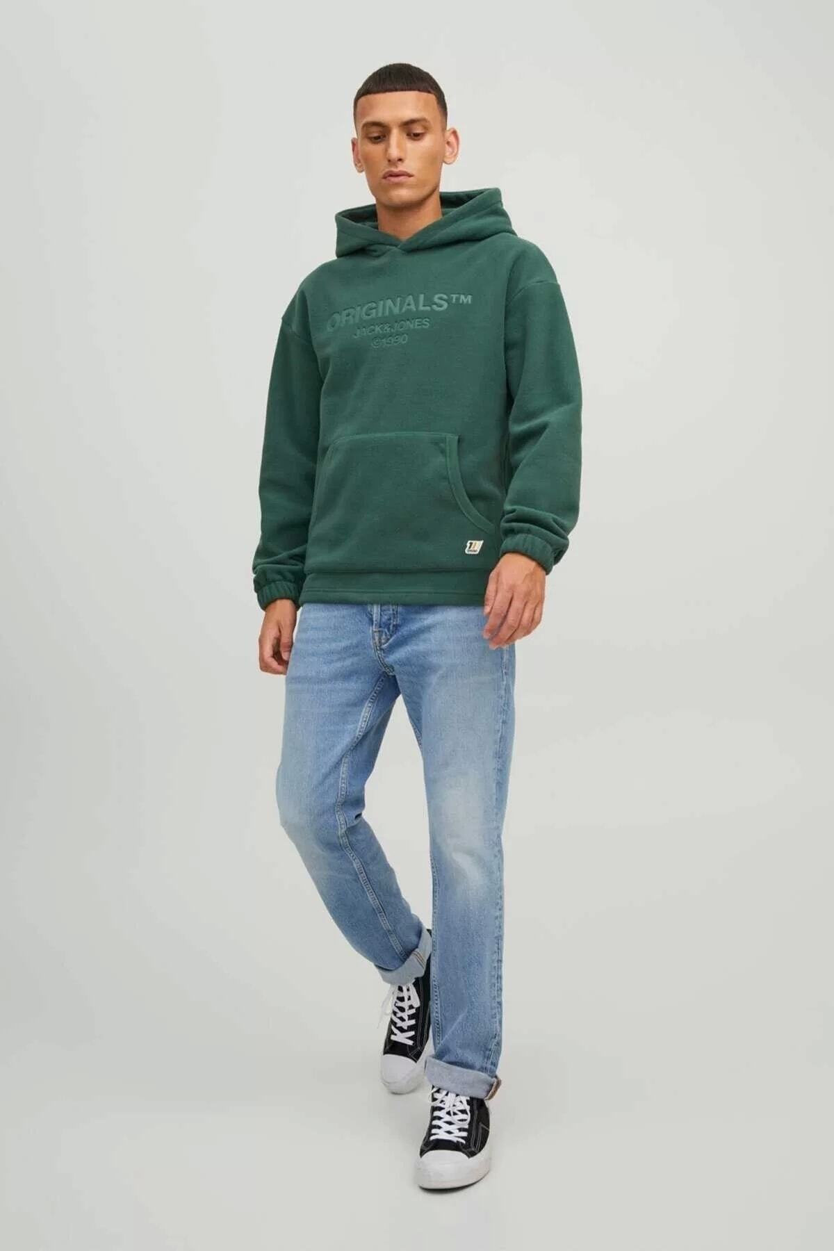 سویشرت مردانه راسته آستین بلند | جک اند جونز Jack & Jones 23KESWBS92394 - تصویر 2