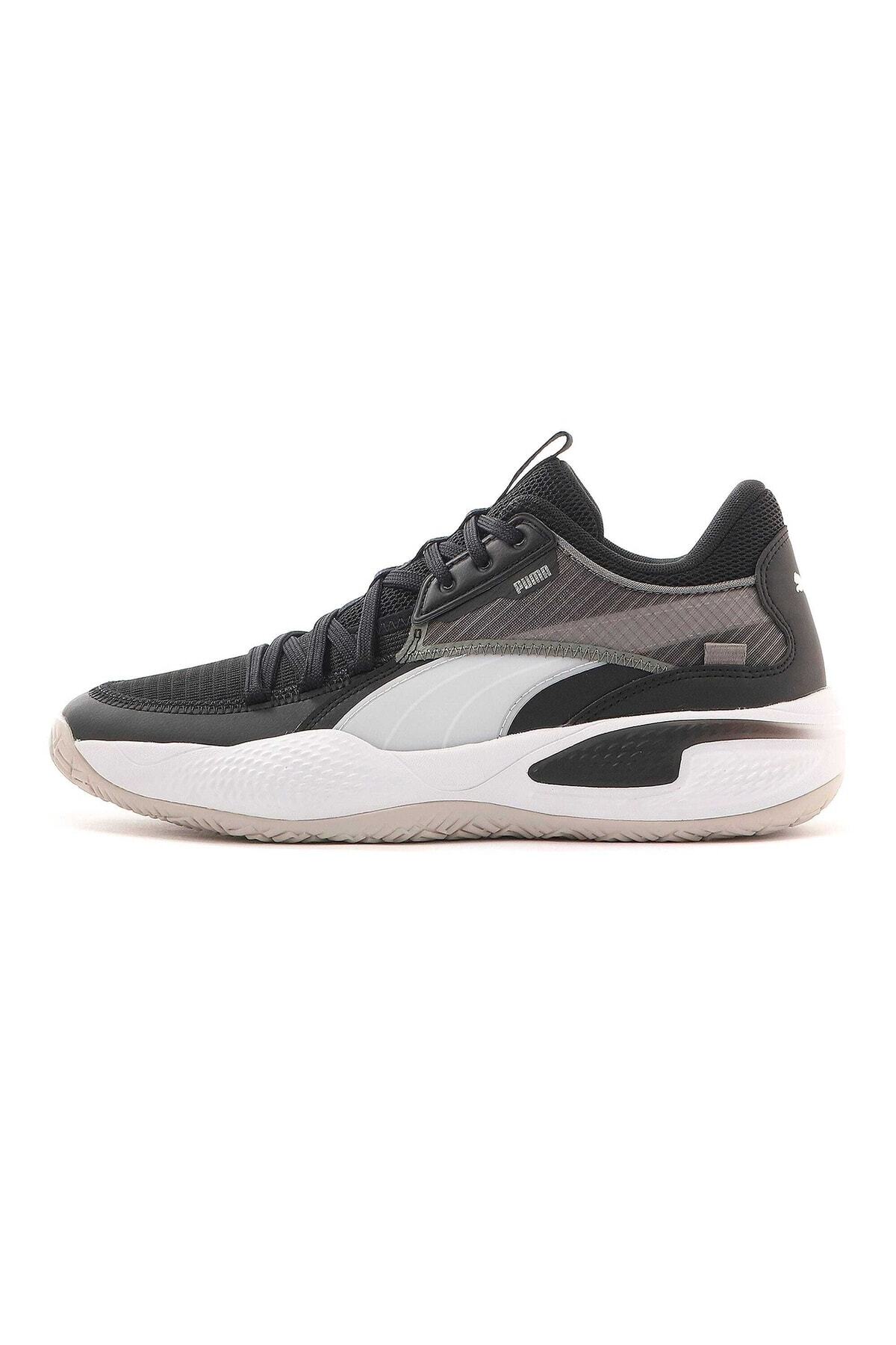 کفش بسکتبال ورزشی پوما  مشکی‌ سفید Court Rider Puma