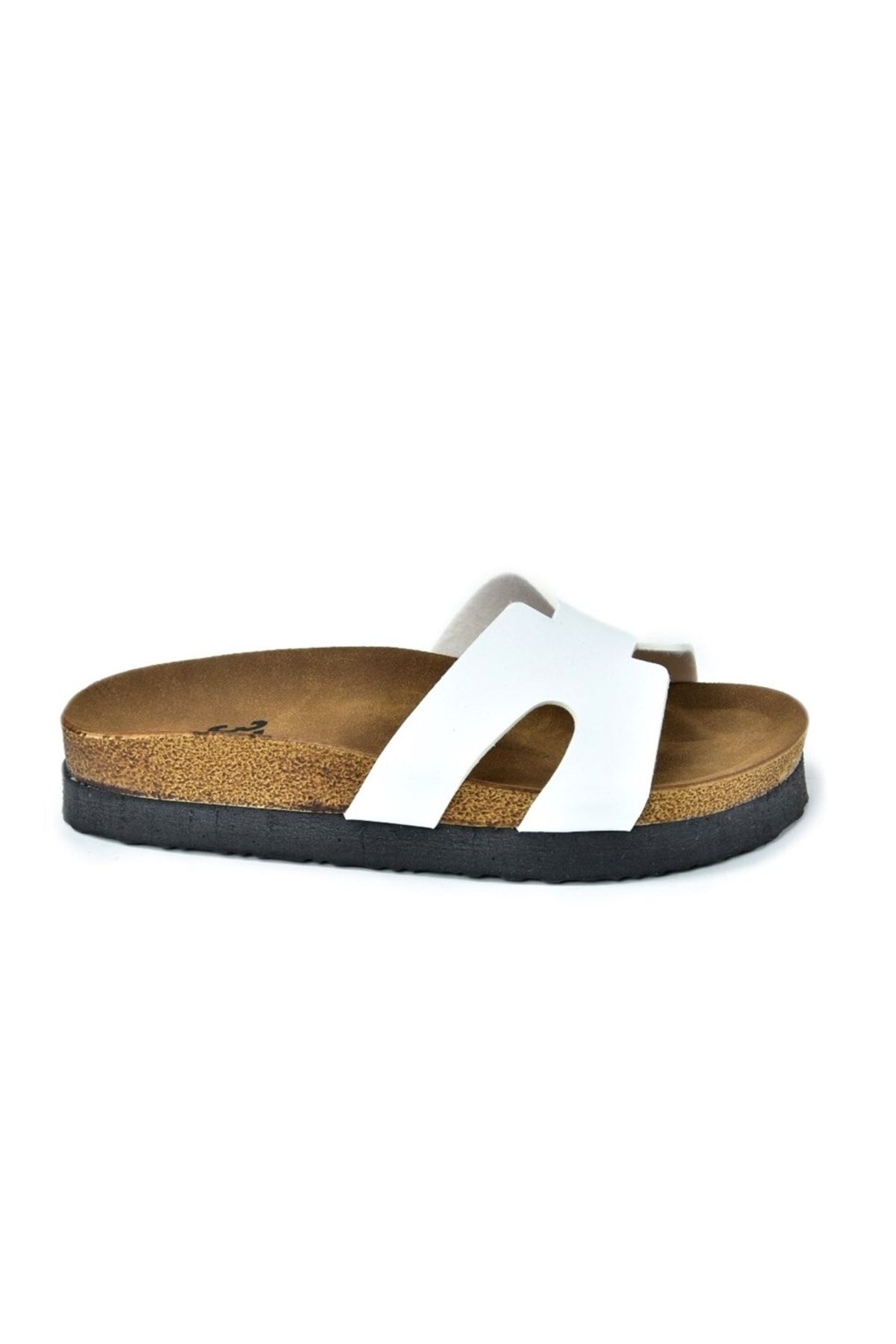 Fox Shoes-Λευκές Γυναικείες Παντόφλες F777771509 4