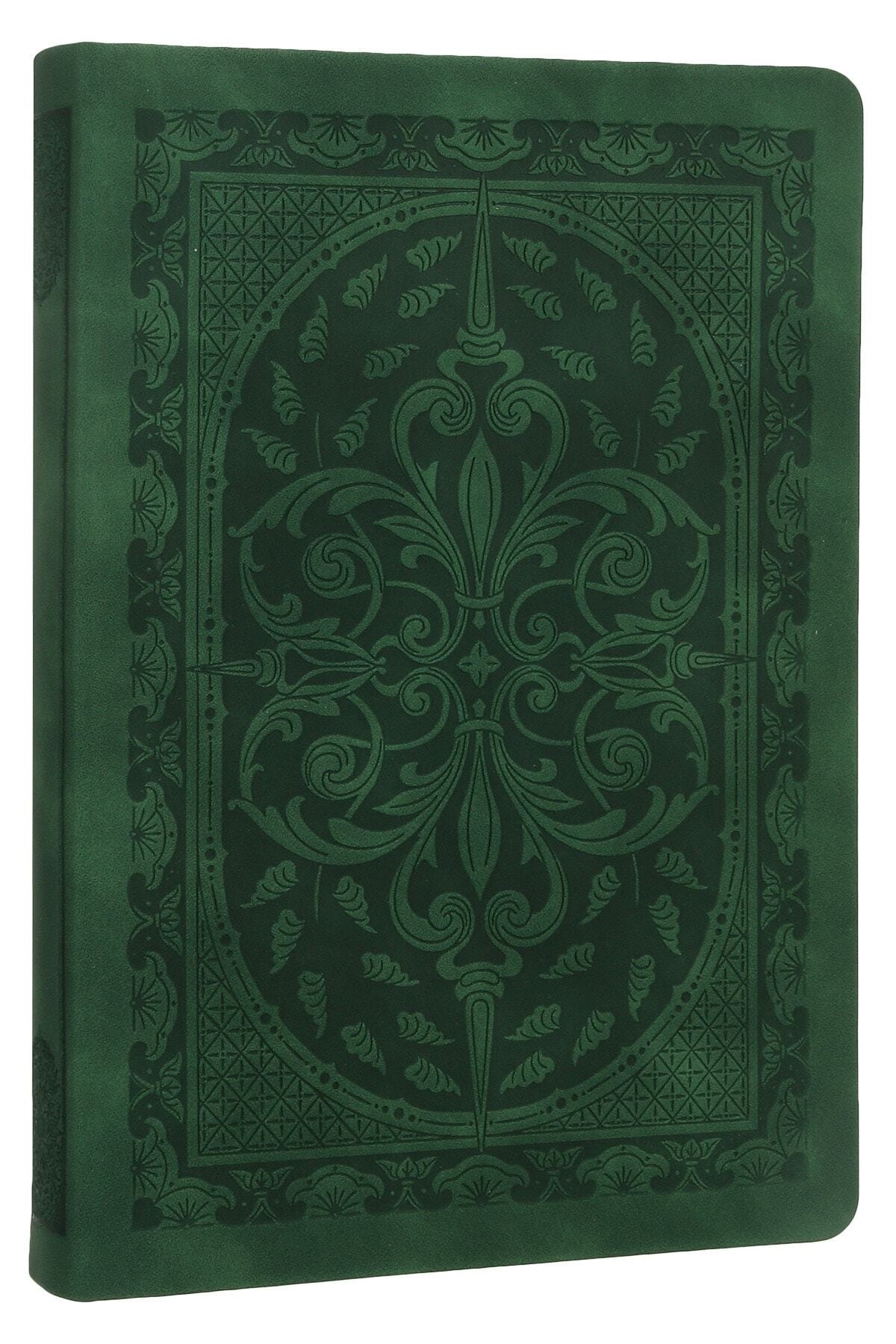Victoria's Journals Old Book Defter 14x20 Çizgili Koyu Yeşil