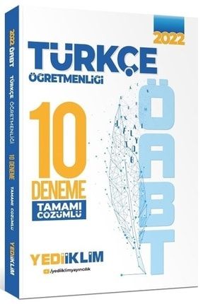 2022 Öabt Türkçe Öğretmenliği Tamamı Çözümlü 10 Deneme 82166
