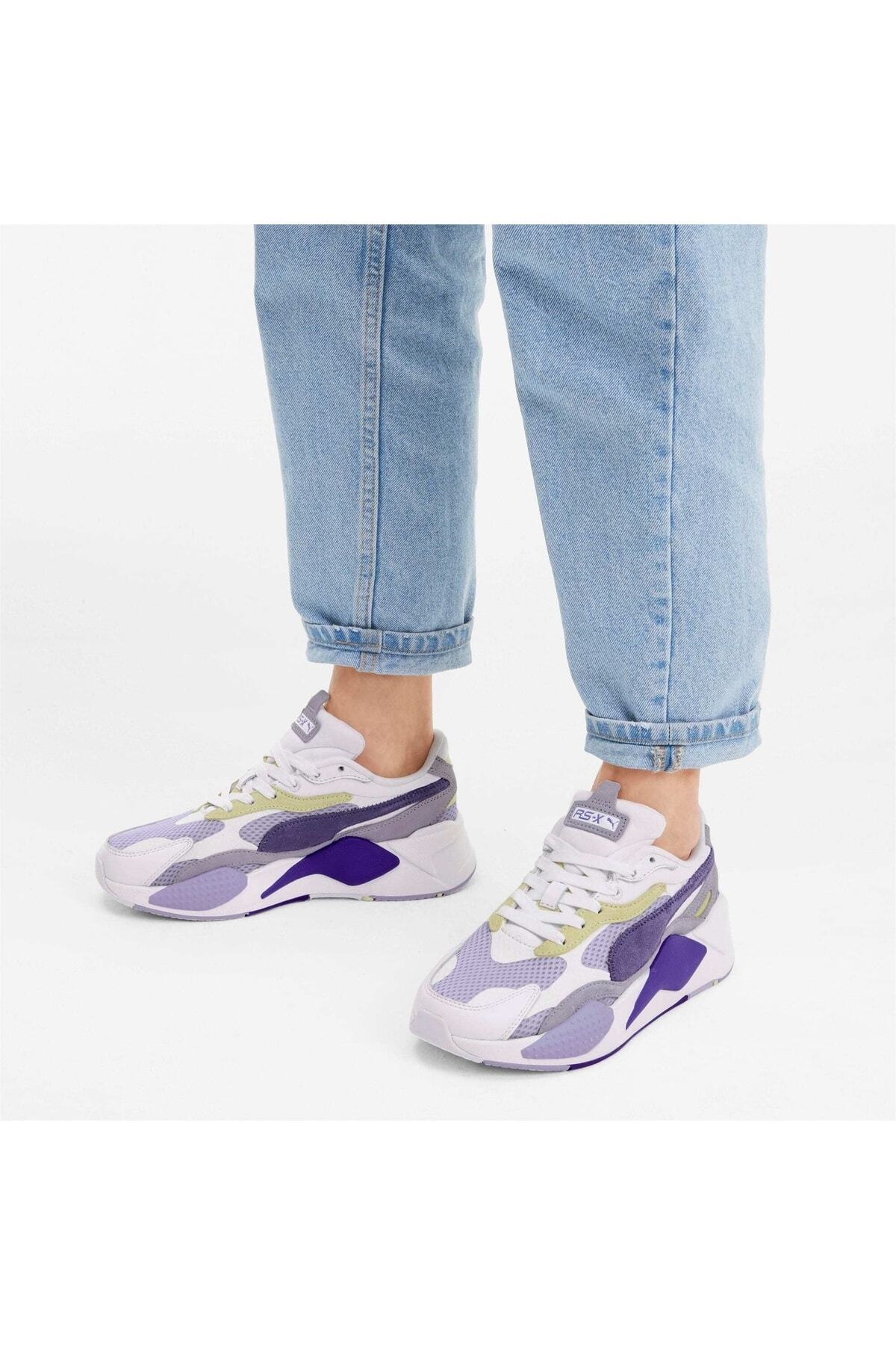 کفش ورزشی پوما زنانه سفید بنفش مدل  Rs-X  Puma