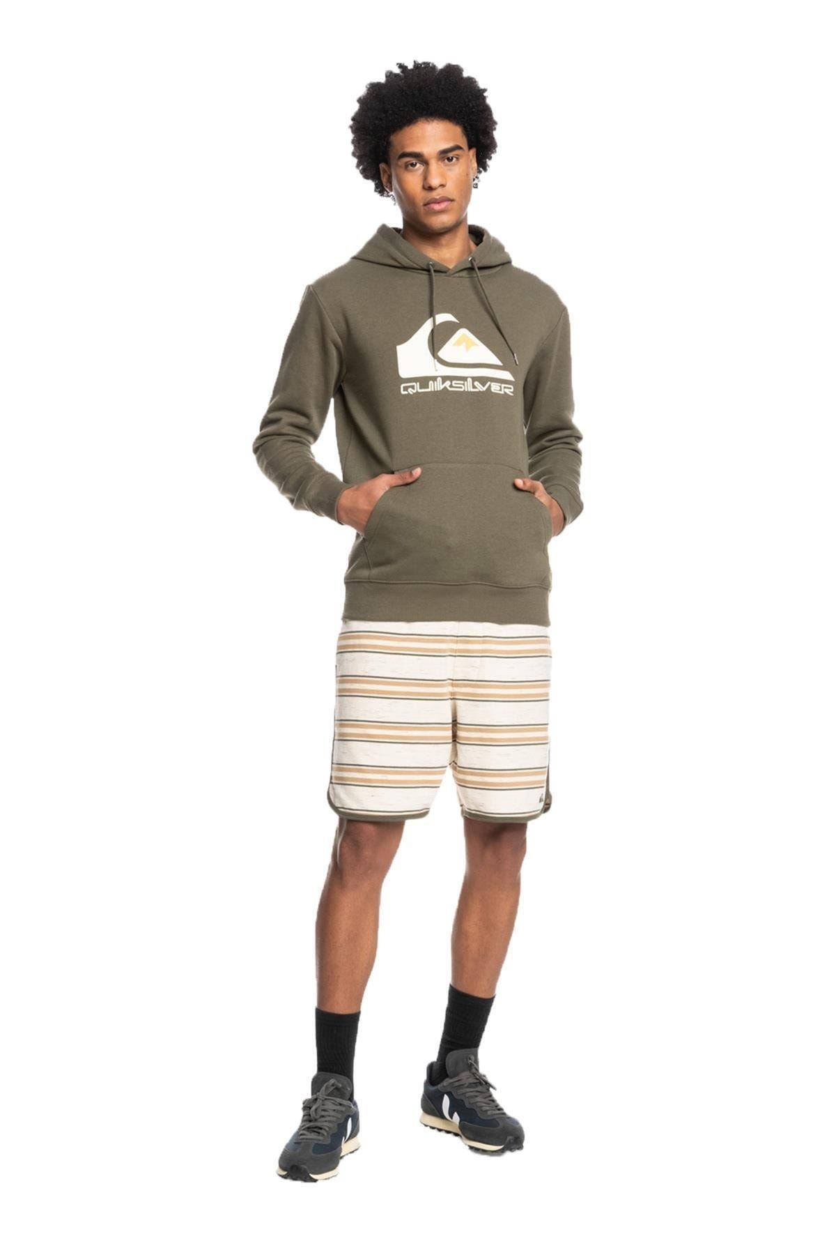 Quiksilver Eqyft04450 - Big Logo Hoodie Erkek Sweatshirt