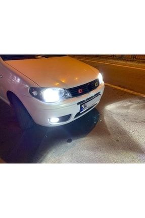Fiat Albea Uzun Farlar Için Uyumlu Şimşek Etkili Led Xenon Beyaz Far Ampulü HTLDU0001