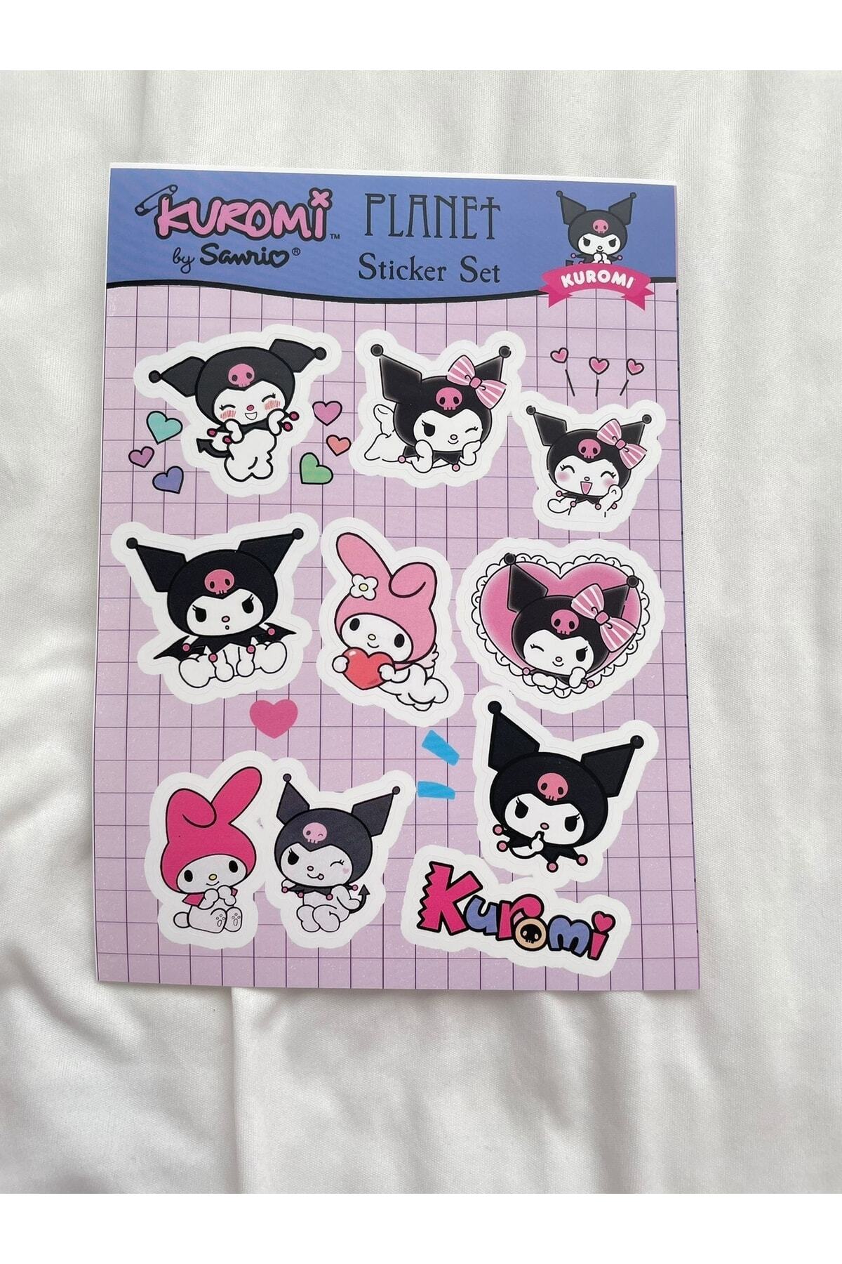 Butik Anime Sanrio Kuromi Ajanda, Planlayıcı, Telefon, Notebook