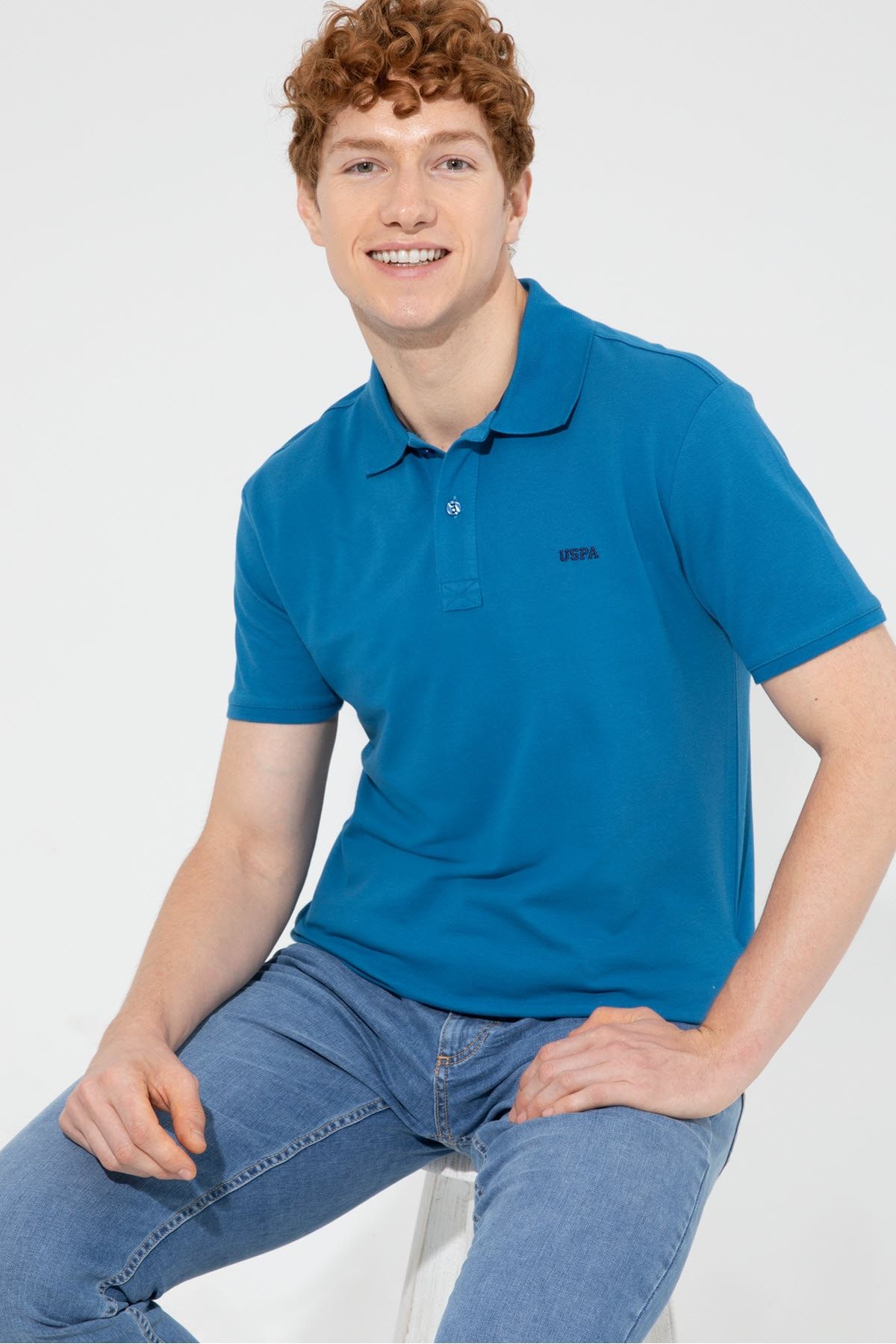 Us polo blue t shirt sales