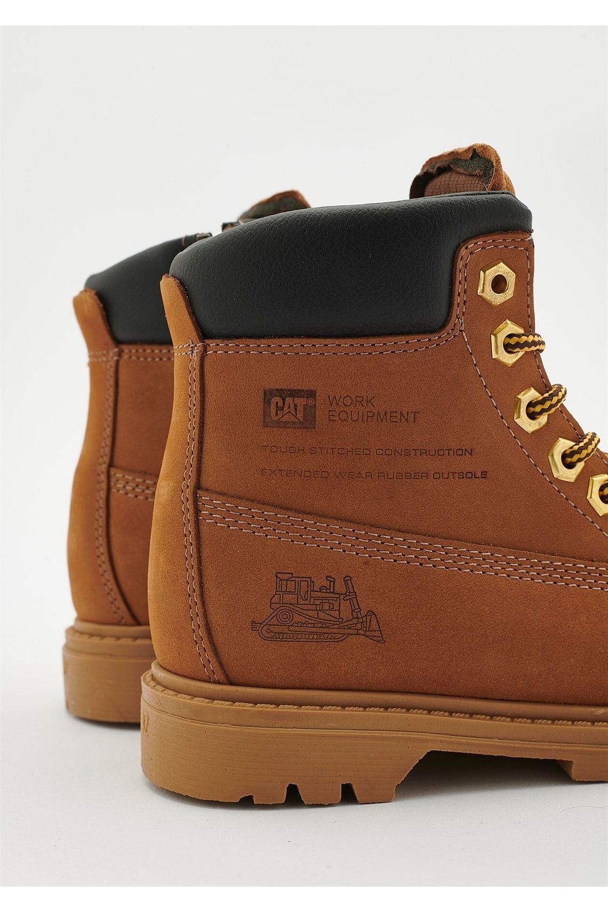 چکمه و بوت چند رنگ دخترانه پسرانه بچگانه Bruiser 2.0 Kids Cinnamon Nubuck Boots Caterpillar