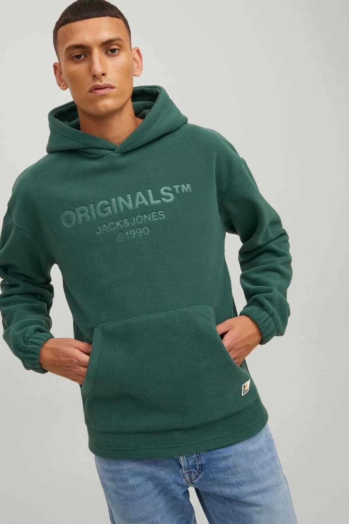 سویشرت مردانه راسته آستین بلند | جک اند جونز Jack & Jones 23KESWBS92394 - تصویر 3