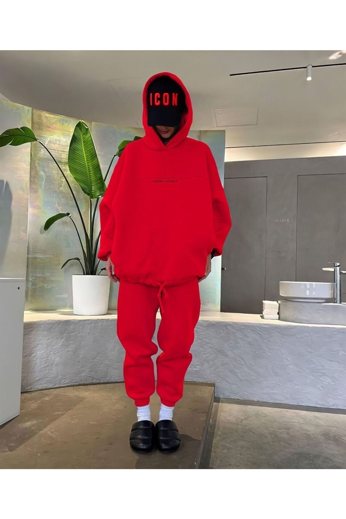 Printed sweatsuit best sale
