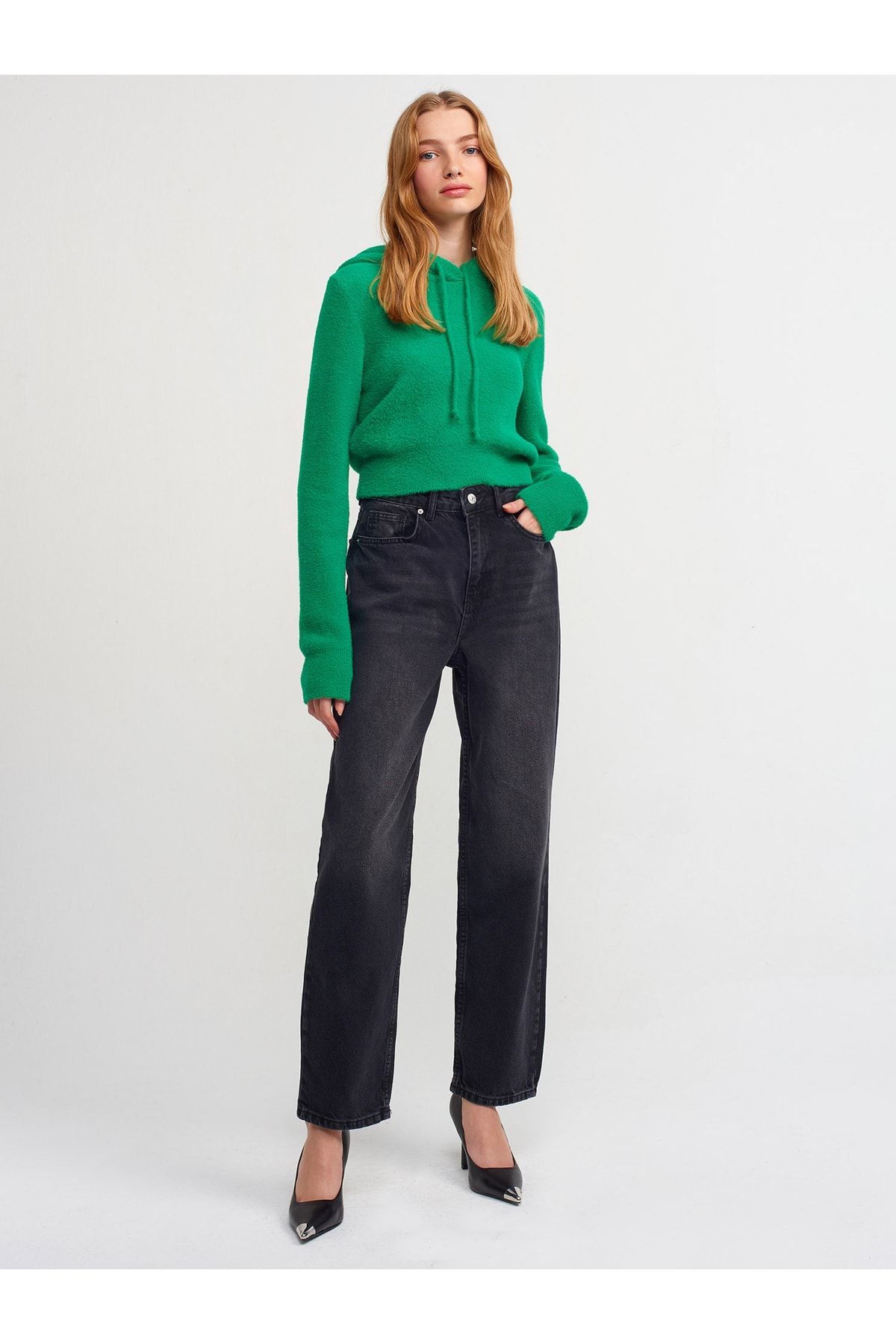 Dilvin Jeans Schwarz Mom Fast ausverkauft