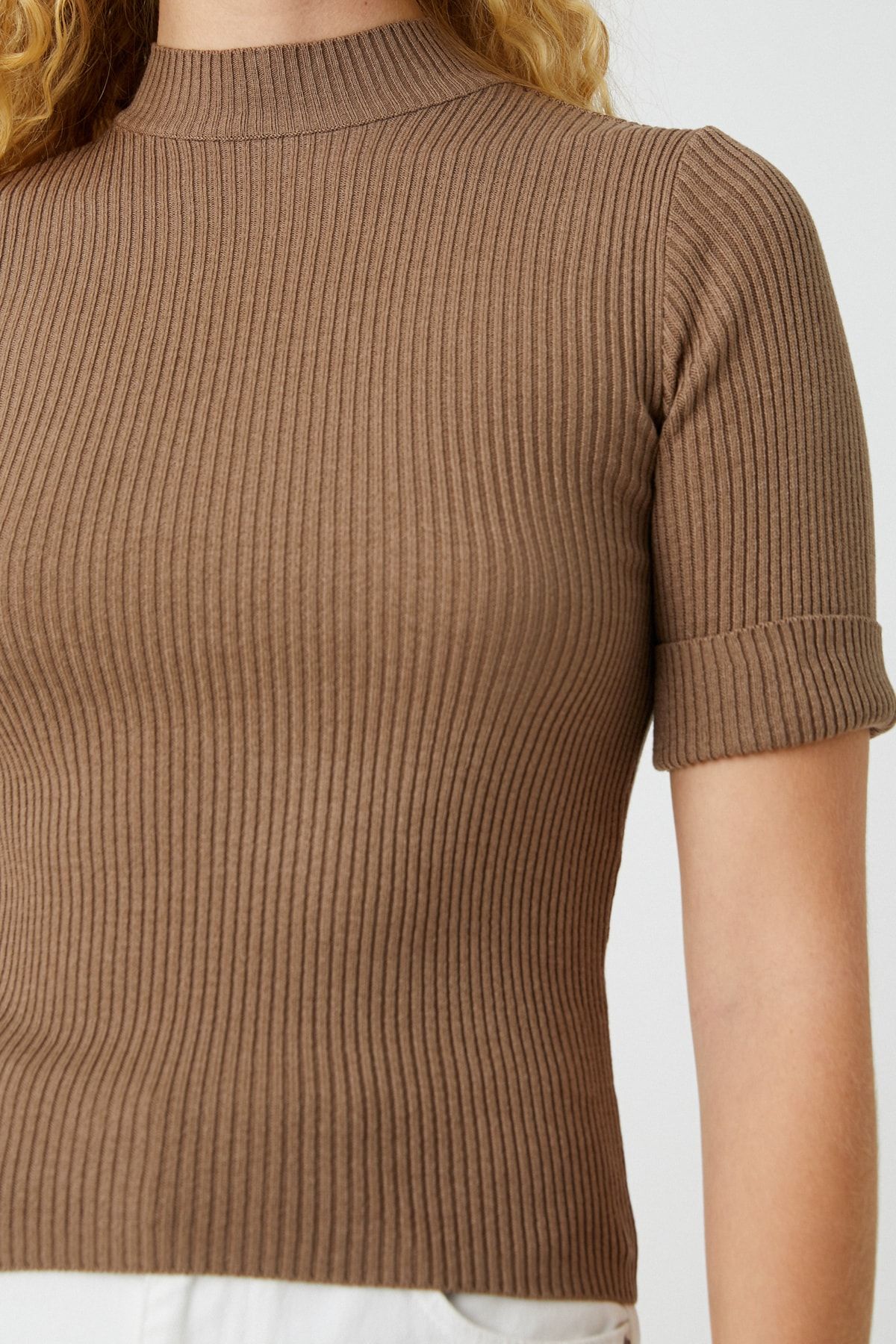 Koton Pullover Braun Relaxed Fit Fast ausverkauft FN8073