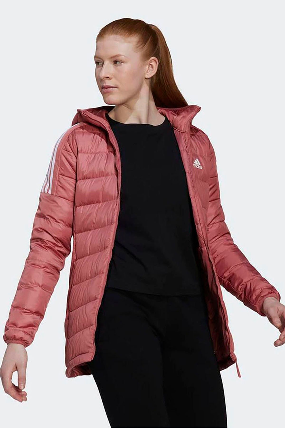 Adidas women's climawarm hooded sale jacket