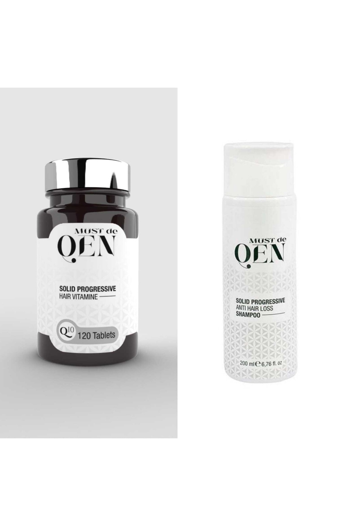 Shampoing Anti-chute MUST De QEN 2x200ml – Série Solide Aux Actifs Naturels