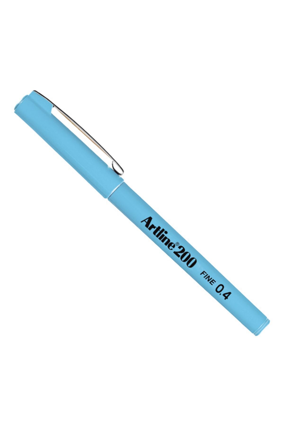 Fine Writing Pen 0.4 Mm Açık Mavi Ek-200n(1 Paket 12 Adet)