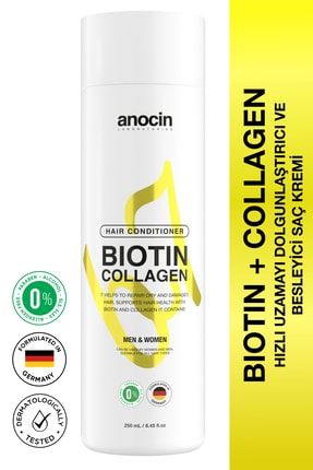Bitkisel Sülfatsız , Tuzsuz , Biotin + Collagen Saç Kremi, Dökülme Karşıtı Saç Kremi 250ml anokrem01