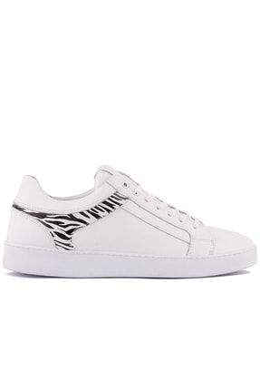 - Beyaz Deri Erkek Sneaker 101-7043-BY441