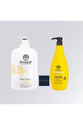 Evoque Milk Therapy Saç Kremi 1000 Ml + Evoque Professıonal Non-ammonıa Serisi Arındırıcı Şampuan tech2020070701