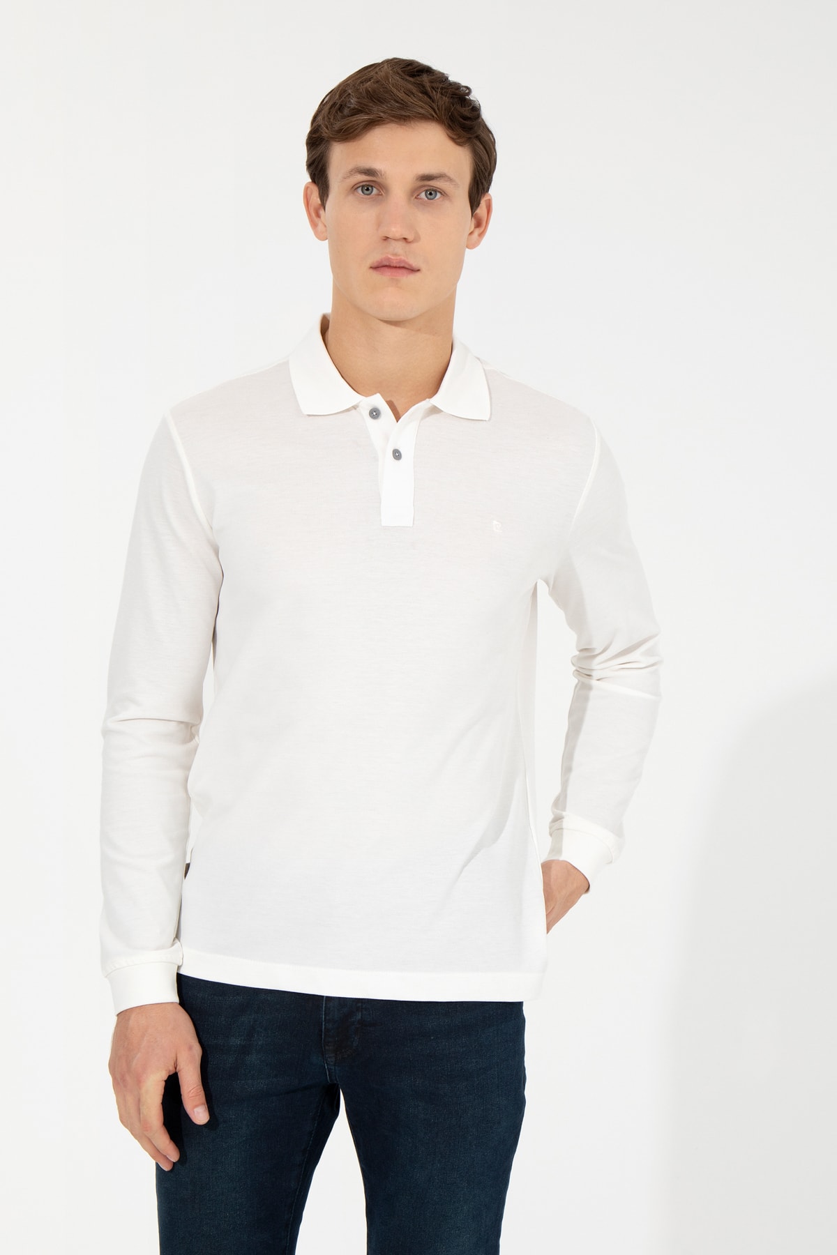 سویشرت مردانه راسته آستین بلند | پیر کاردین Pierre Cardin G021SZ082.000.1559636 - تصویر 2