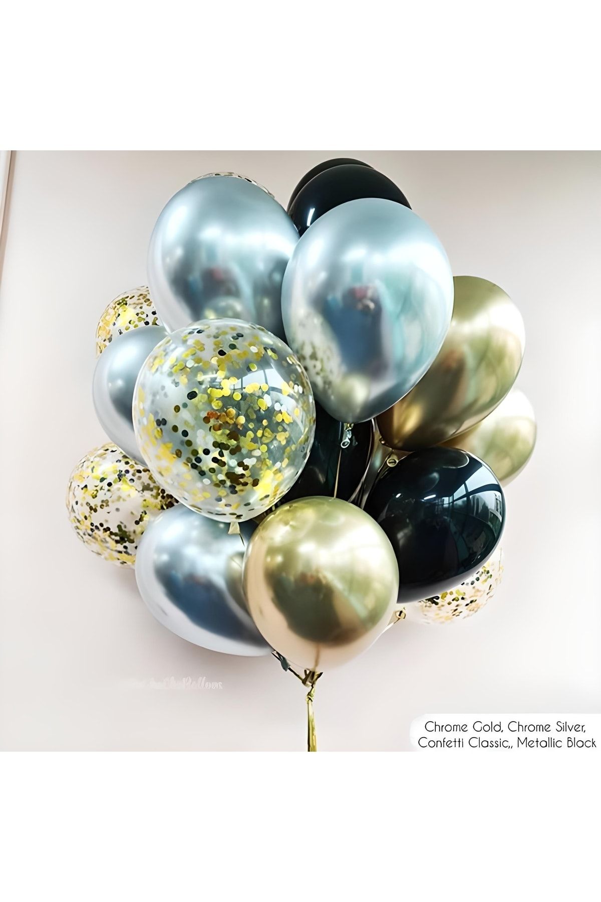 Gold and deals silver balloons