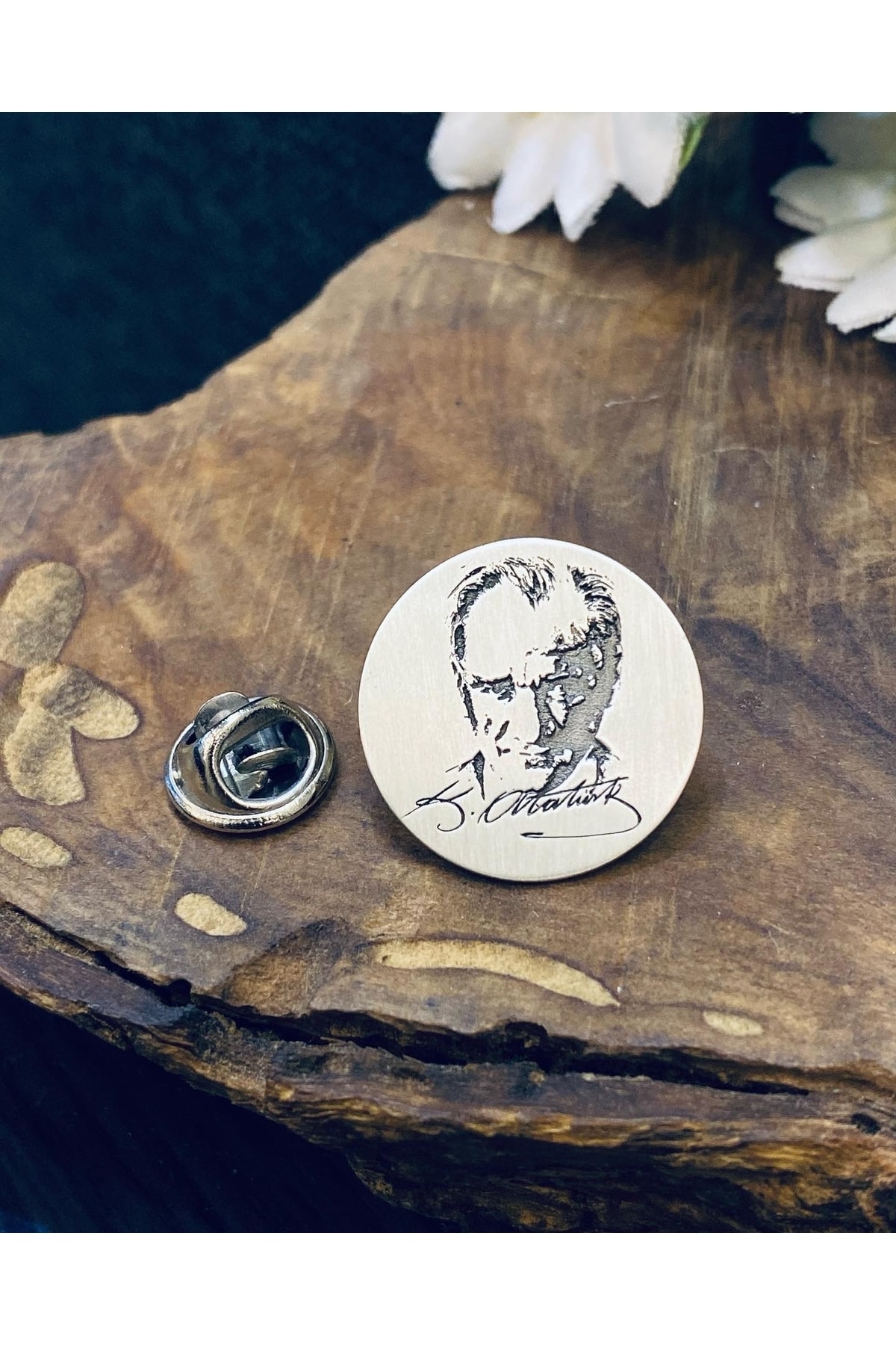 Kuyumcudan Atatürk Gümüş Yaka Rozeti 02