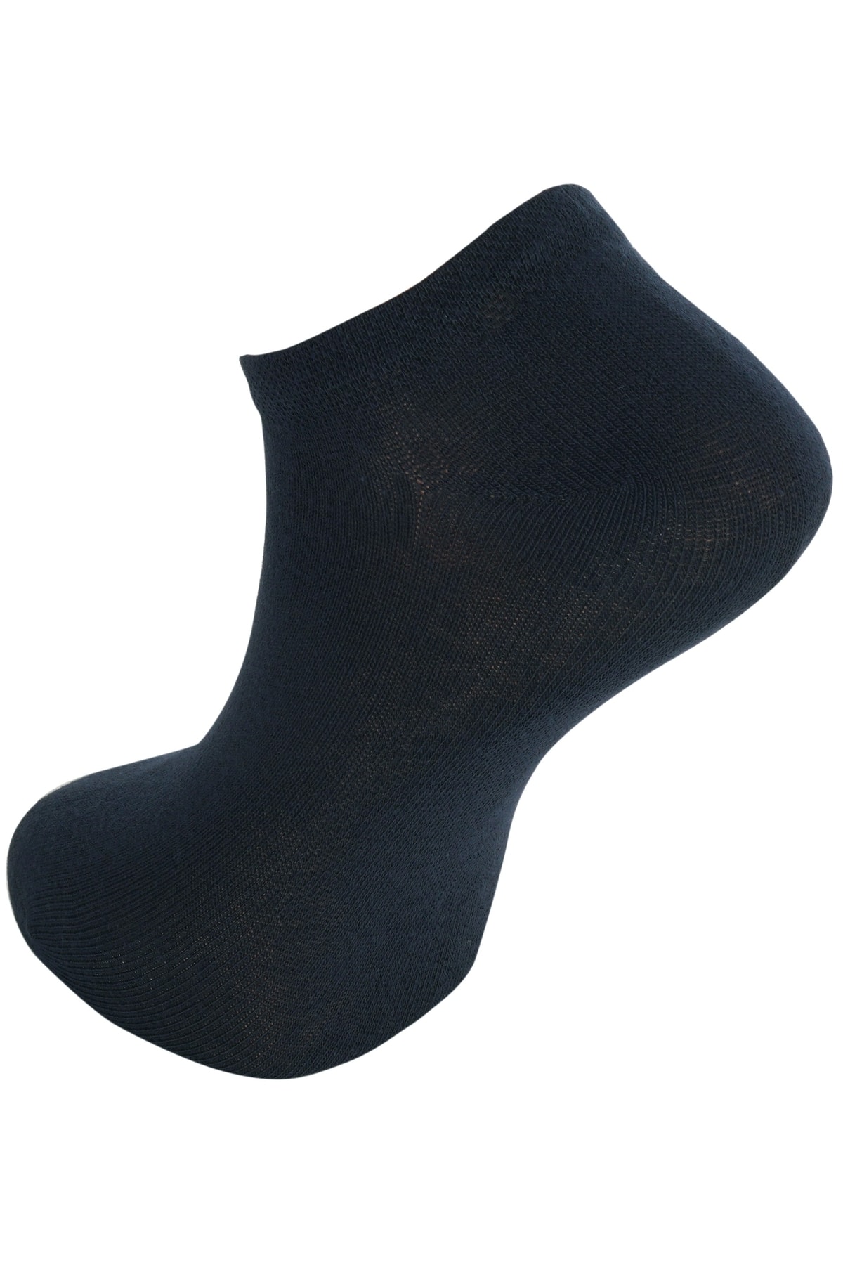 Keremden 8 Çift Unisex Dikişsiz Pamuklu 4 Mevsim Günlük Kullanıma Uygun Patik Çorap Gri Siyah Füme Lacivert IV11475