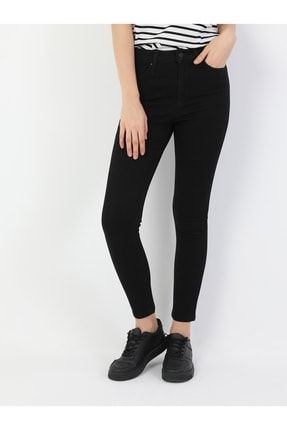 760 Dıana Yüksek Bel Dar Paça Super Slim Fit Siyah Kadın Jean Pantolon CL1048676