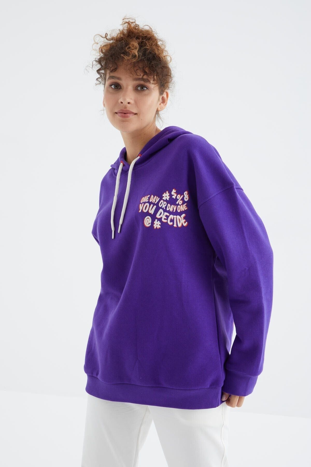 Dark purple hoodie women's 2025