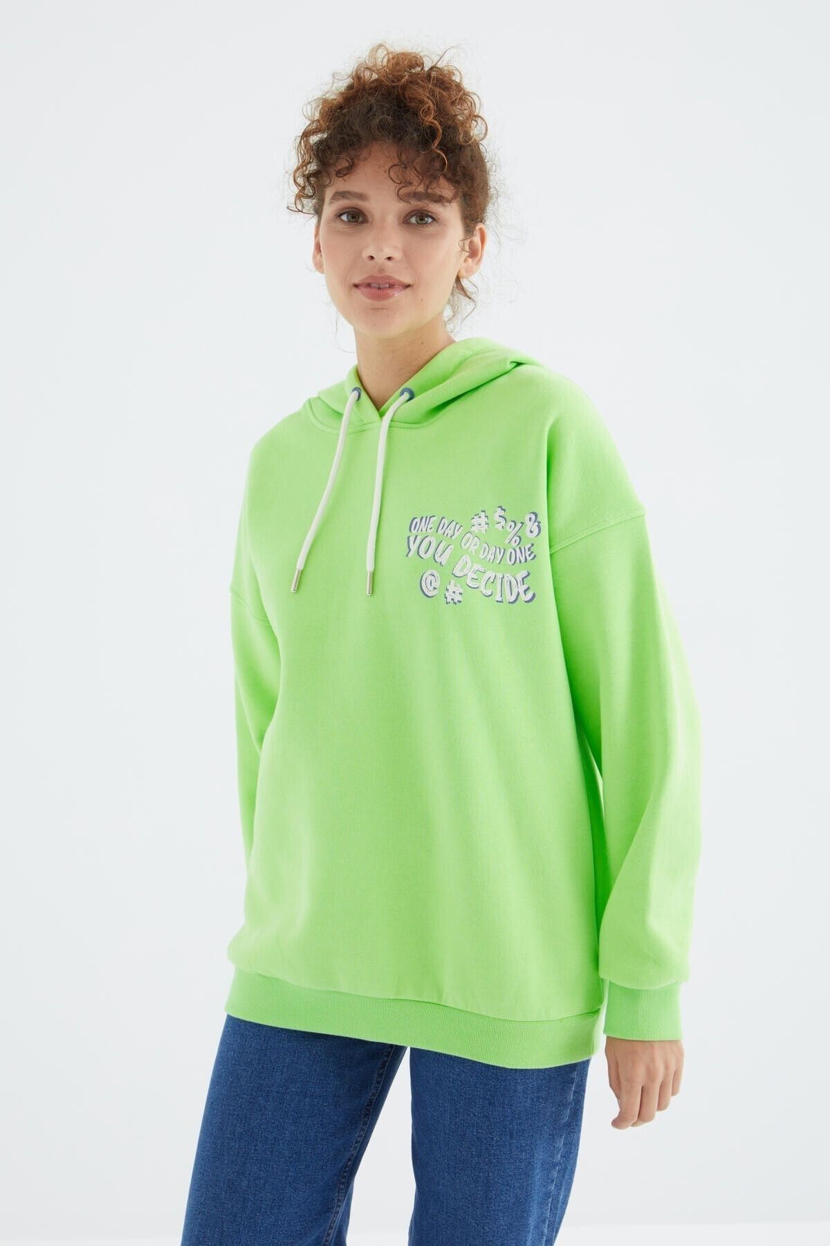 H&m clearance pistachio sweatshirt