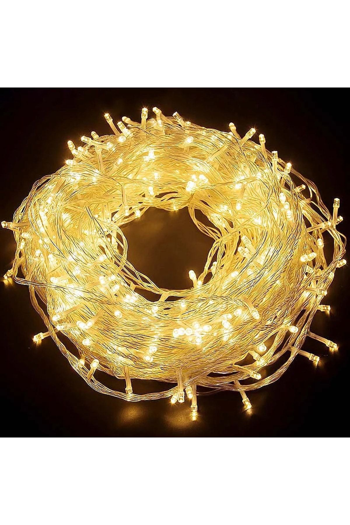 100 Ledli Fişli Led, Dekor Lambası 10m Günışığı Yılbaşı Ağacı Işığı Süsleme Youtuber Genç Odası