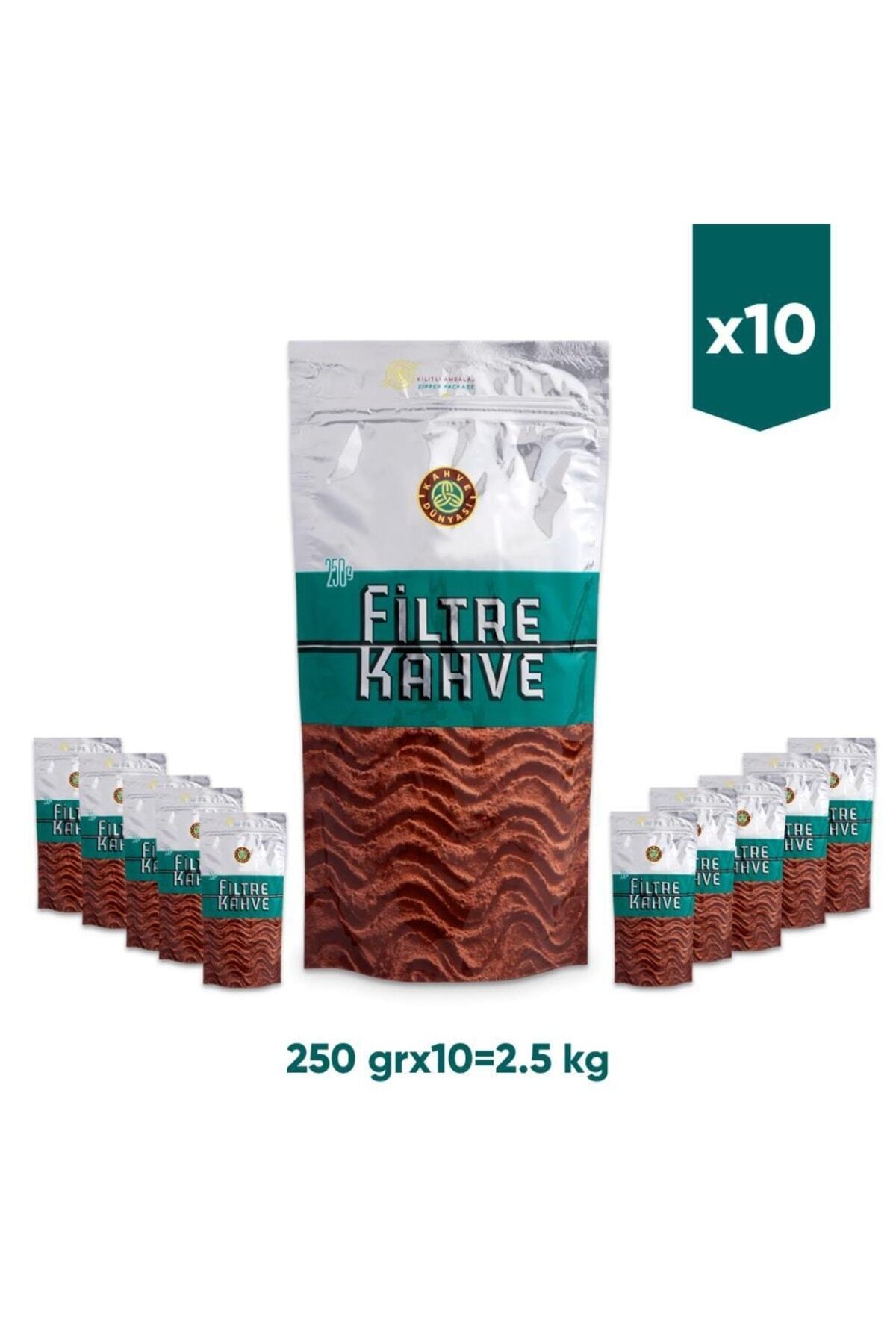 Kahve Dünyası Filtre Kahve 250 Gr X 10 Adet