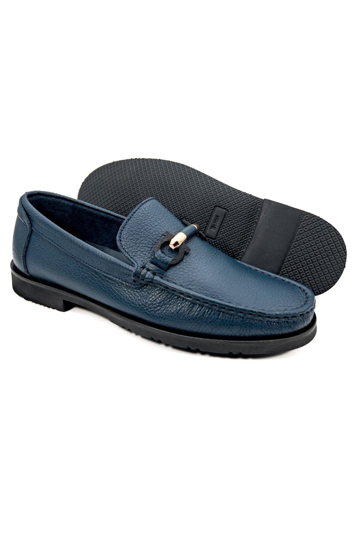 Loafer shoes outlet blue colour