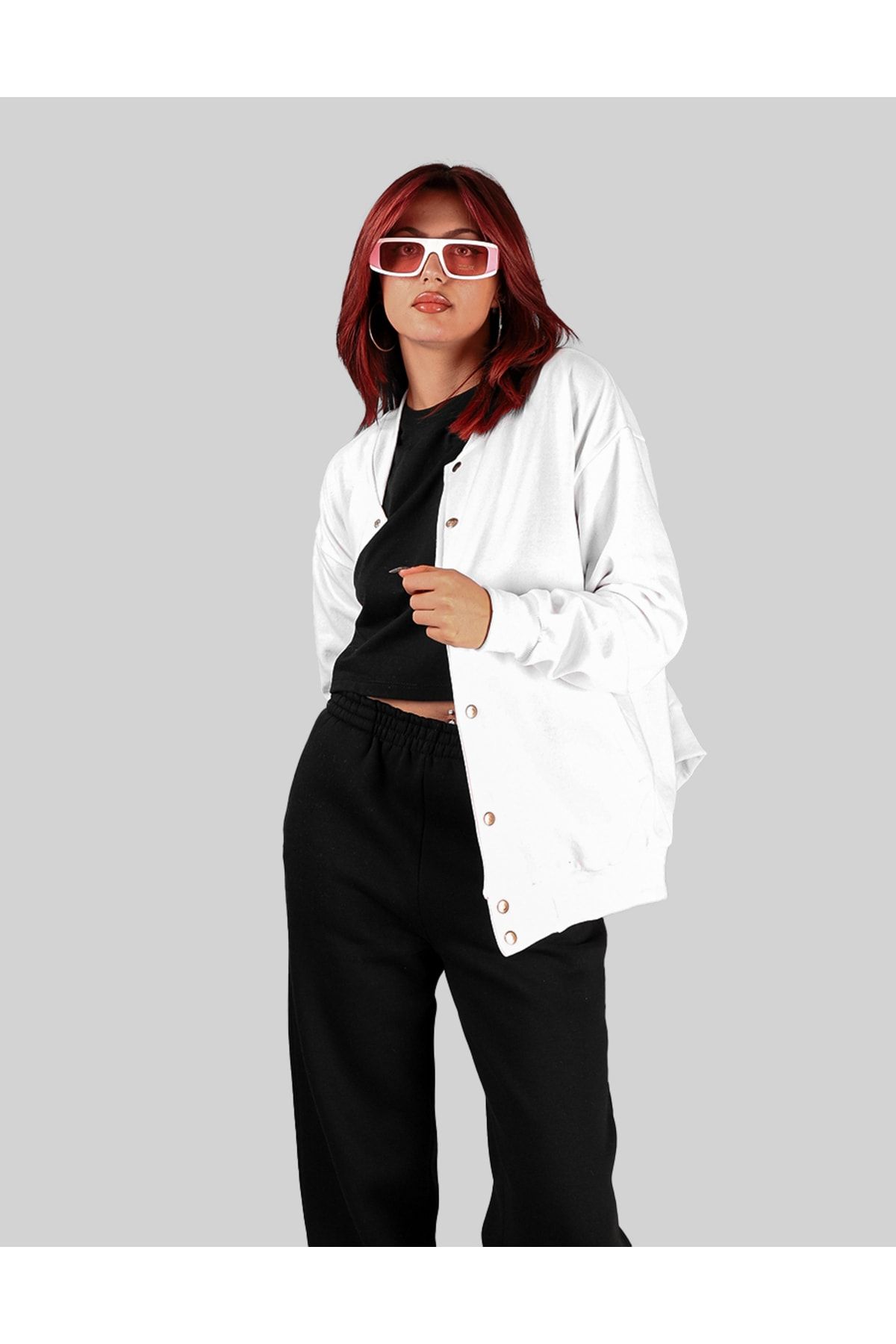 Champion white cropped coaches jacket sales