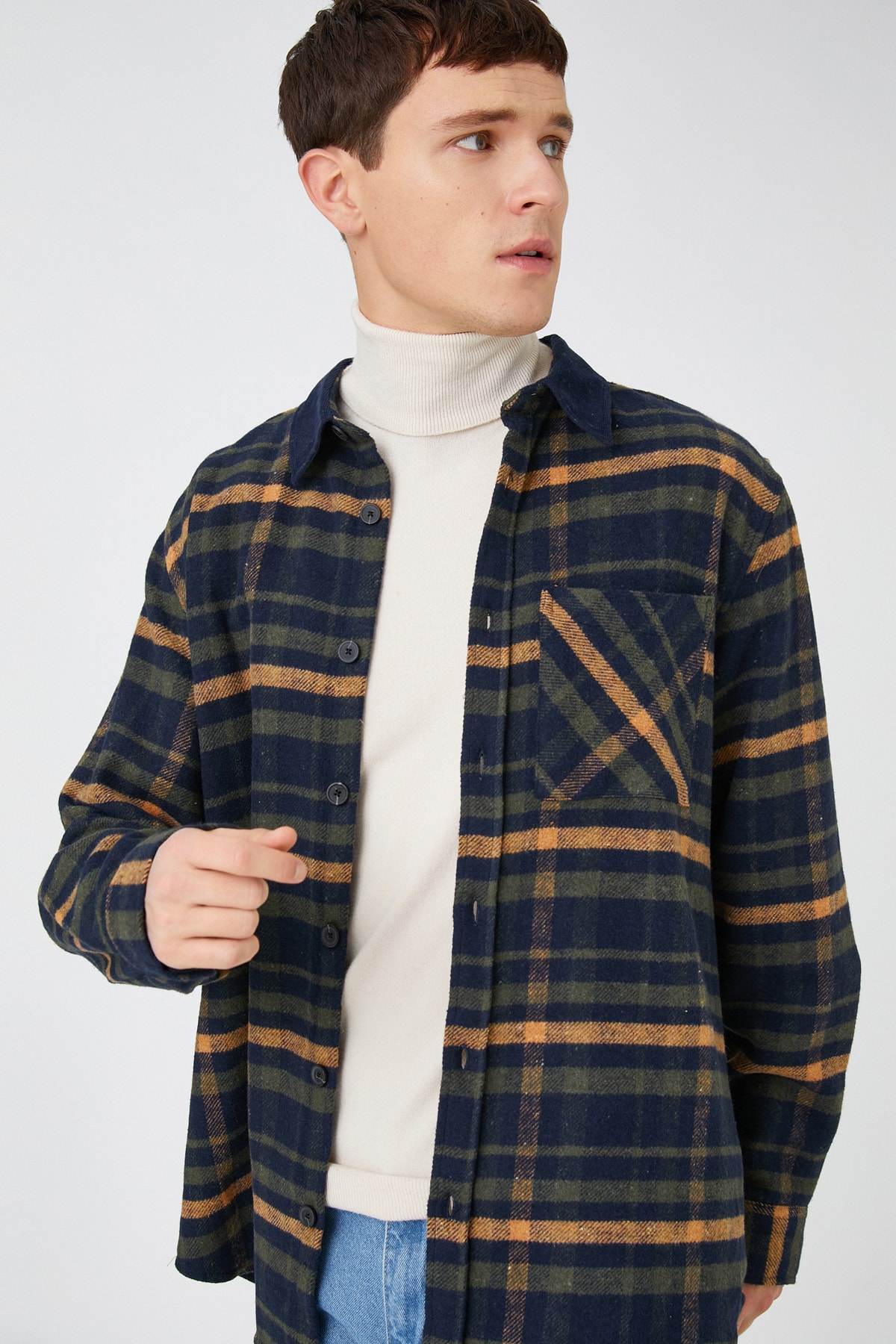 پیراهن مردانه کوتون | 3WAM60122HW Koton - Image 2