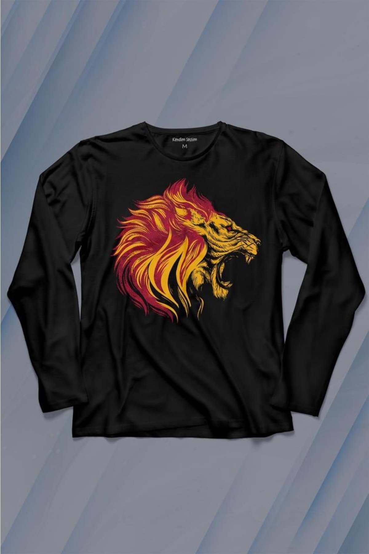 Lion Head Champion King Galata Long Sleeve T-Shirt Printed T-shirt