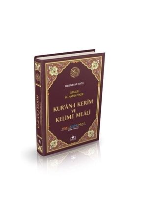 Vatan Kitabevi Orta Boy Kelime Mealli Kuran-ı Kerim Vatan9789944219600