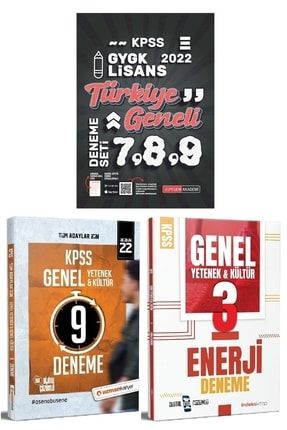 Süper Fiyat Pegem 2022 Kpss Genel Yetenek Genel Kültür Türkiye Geneli 3+3+9 Deneme 3 Lü Set Pegem + 9999202841922