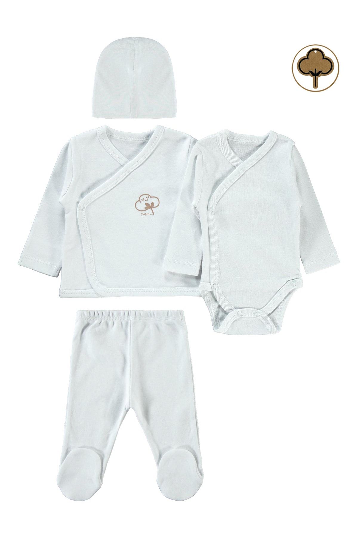 Комплект боди Civil Baby Organic Premature, белый 04330R012SS1