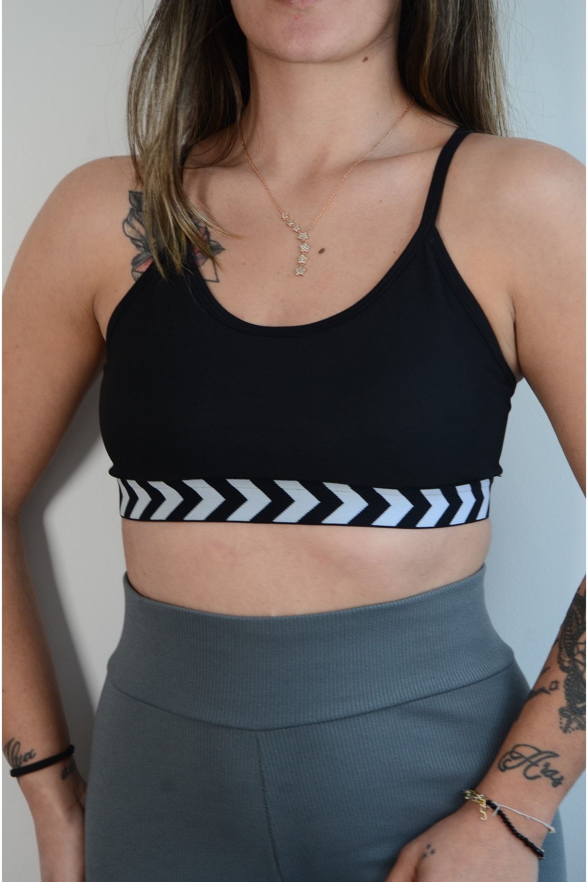 mottomia Sports Bra - Black - Color gradient - Trendyol