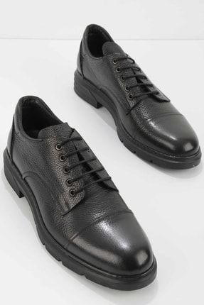 Siyah Leather Erkek Klasik Ayakkabı E01757169303