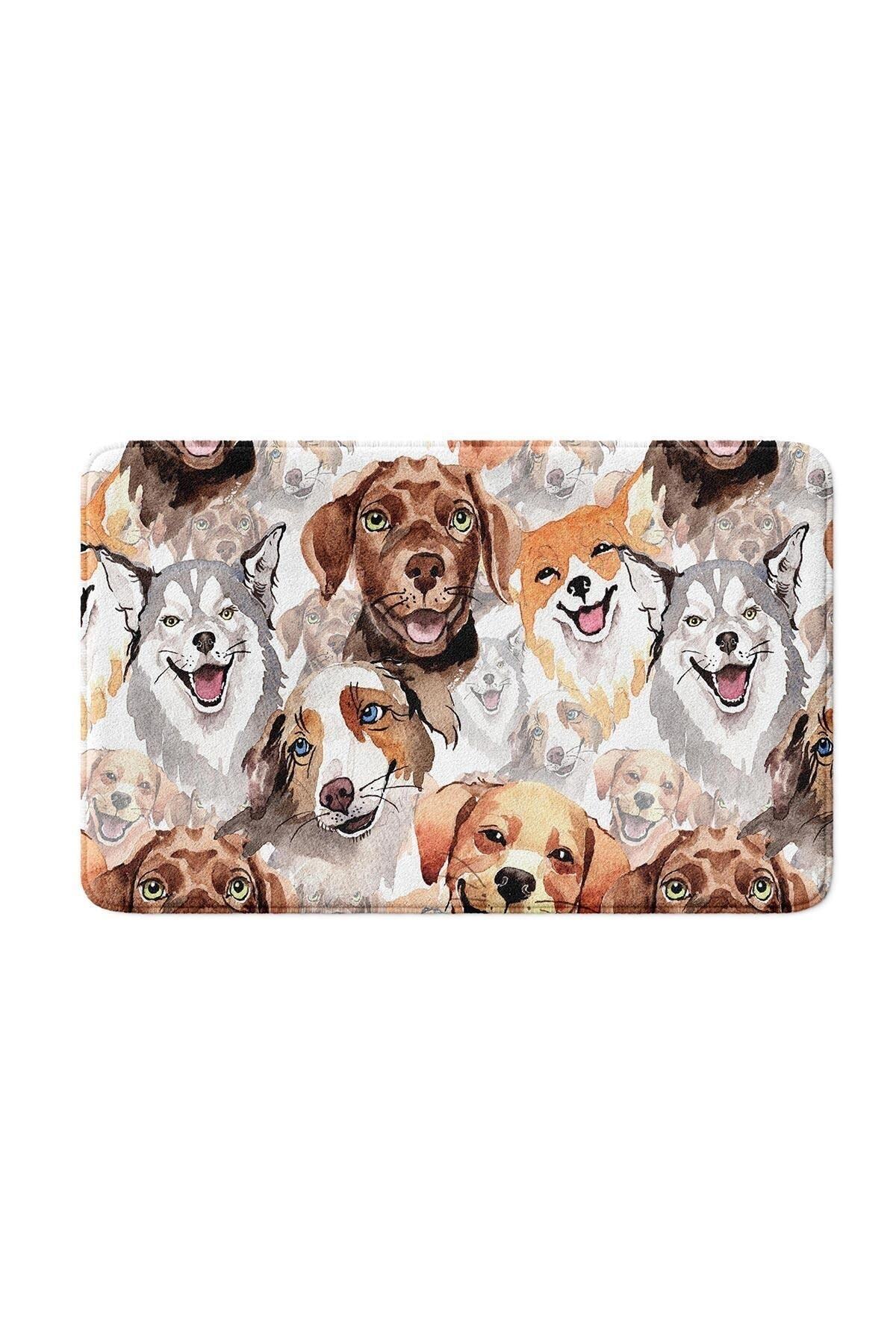 Cute Design Microfiber Bath Mat, Non-Slip Base, Machine Washable (40x60)