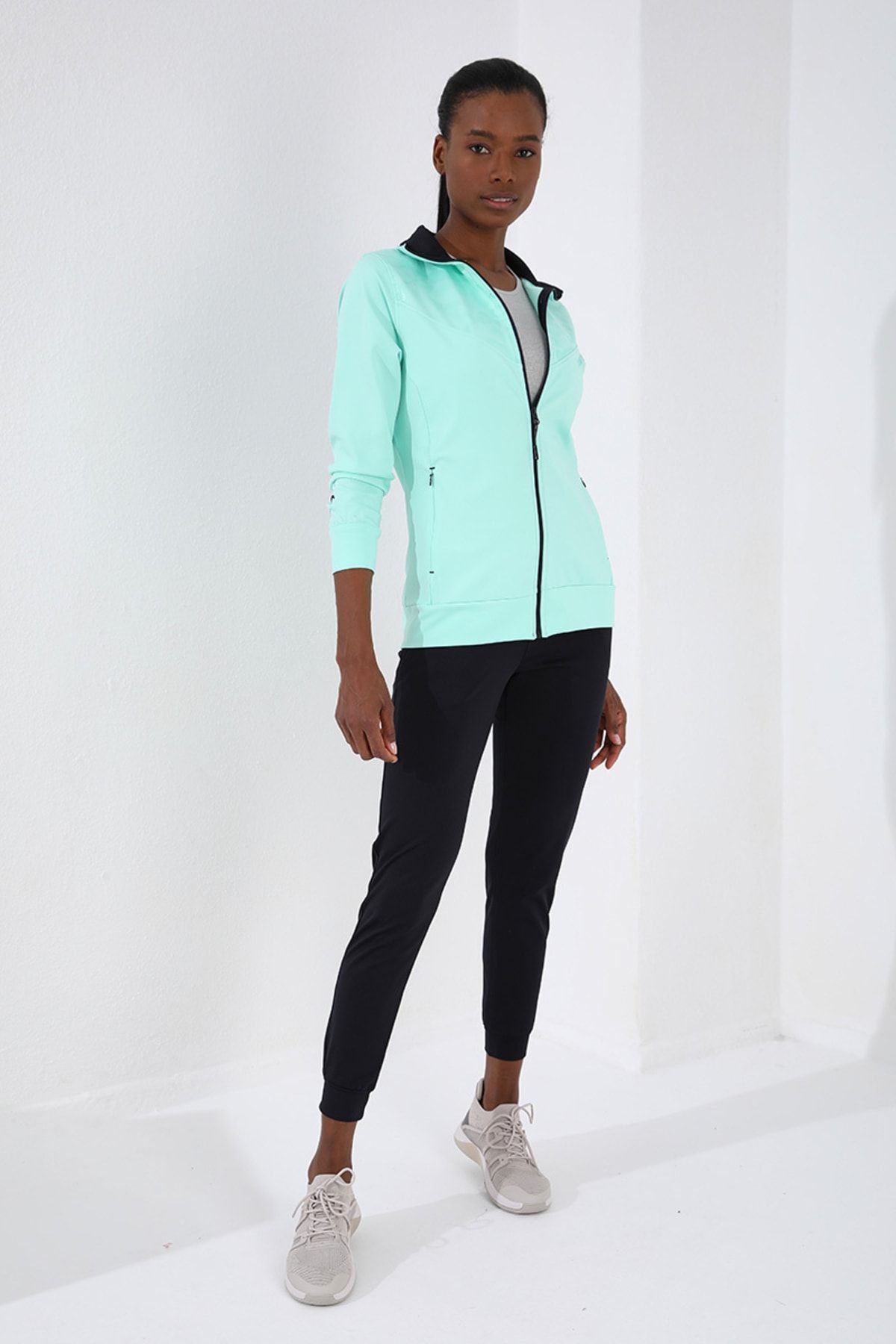 Blue and hot sale green tracksuit