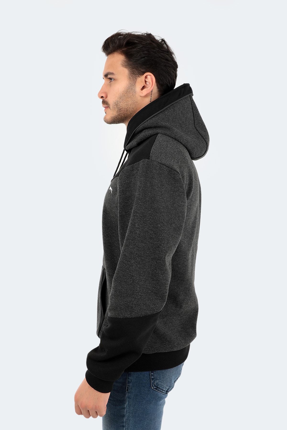 Slazenger Pajera I Erkek Sweatshirt Siyah BY7245