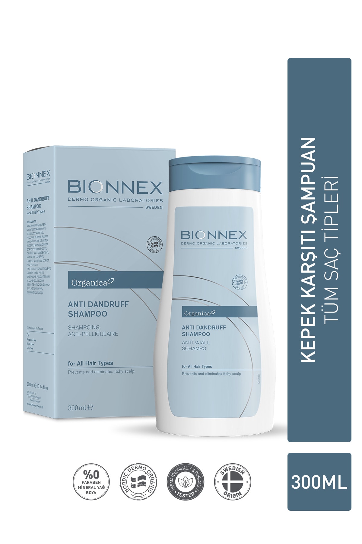 Bionnex Organica Saç Dökülme Karşıtı Şampuan - Tüm Saç Tipleri Için Kepek Karşıtı