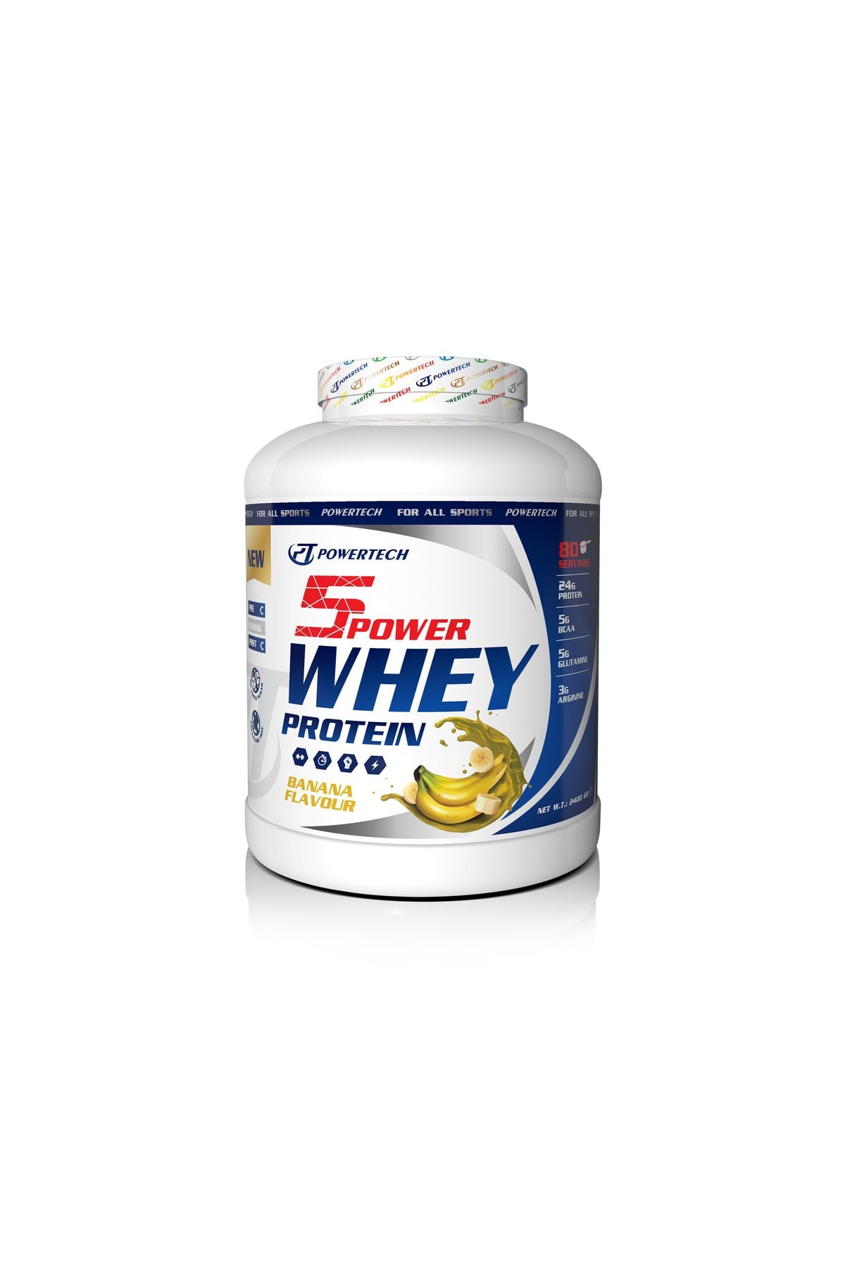 POWERTECH Pt 5 Power|2400 Gr|muz Aroma|80 Srv