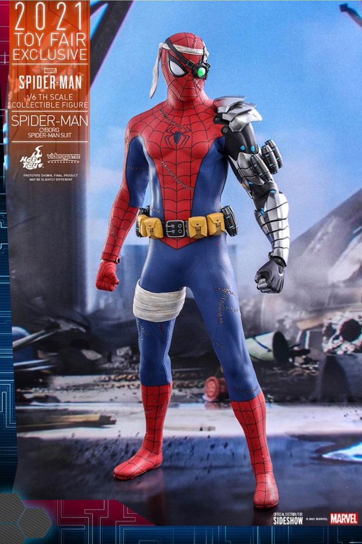 Hot Toys Spider-man (cyborg Spider-man Suit) Exclusive Sixth Scale